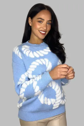 3D Rope Detail Pullover