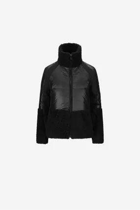 Ann combo jacket Black