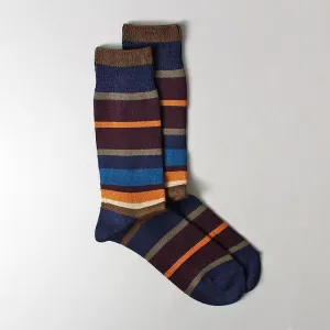 Anonymous Ism Multi Stripes Crew Socks Anonymous Ism Multi Stripes Crew Socks