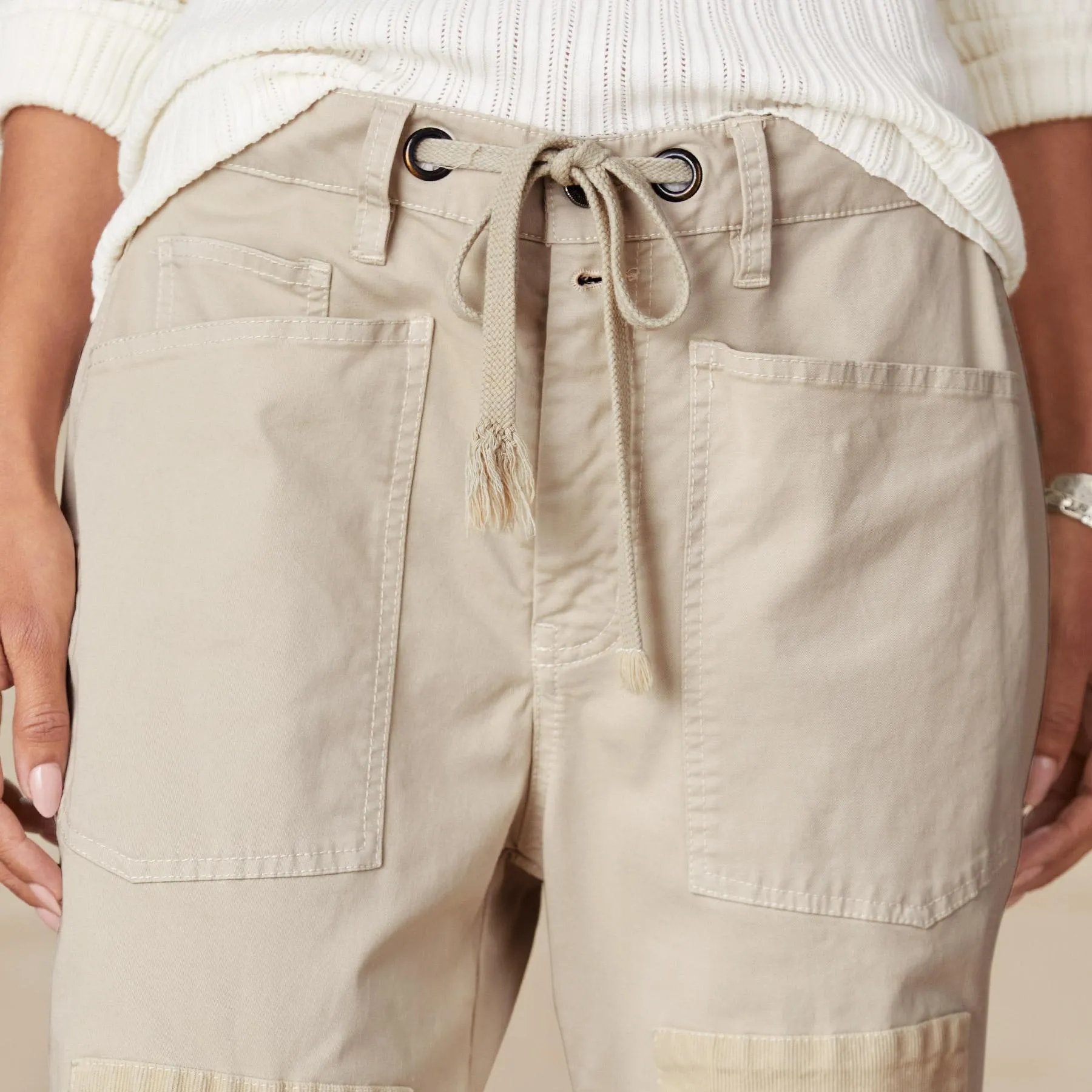 Ariel Embroidered Pants, Petite