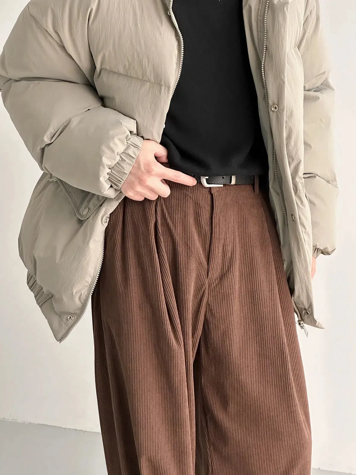 Autumn Casual Corduroy Pants Straight