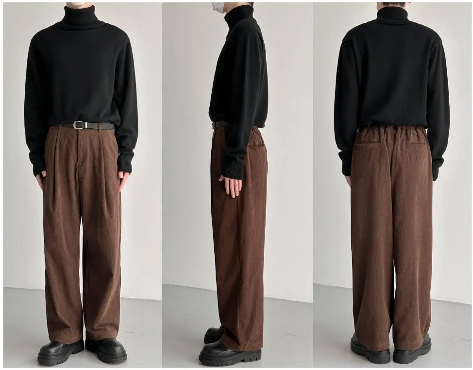 Autumn Casual Corduroy Pants Straight