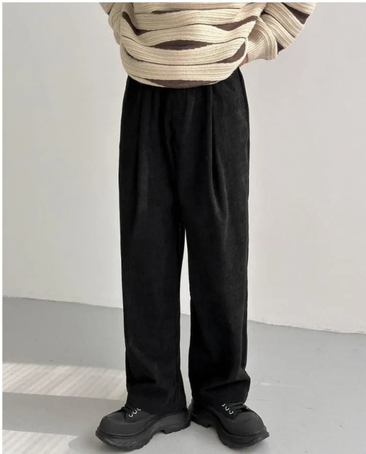 Autumn Casual Corduroy Pants Straight