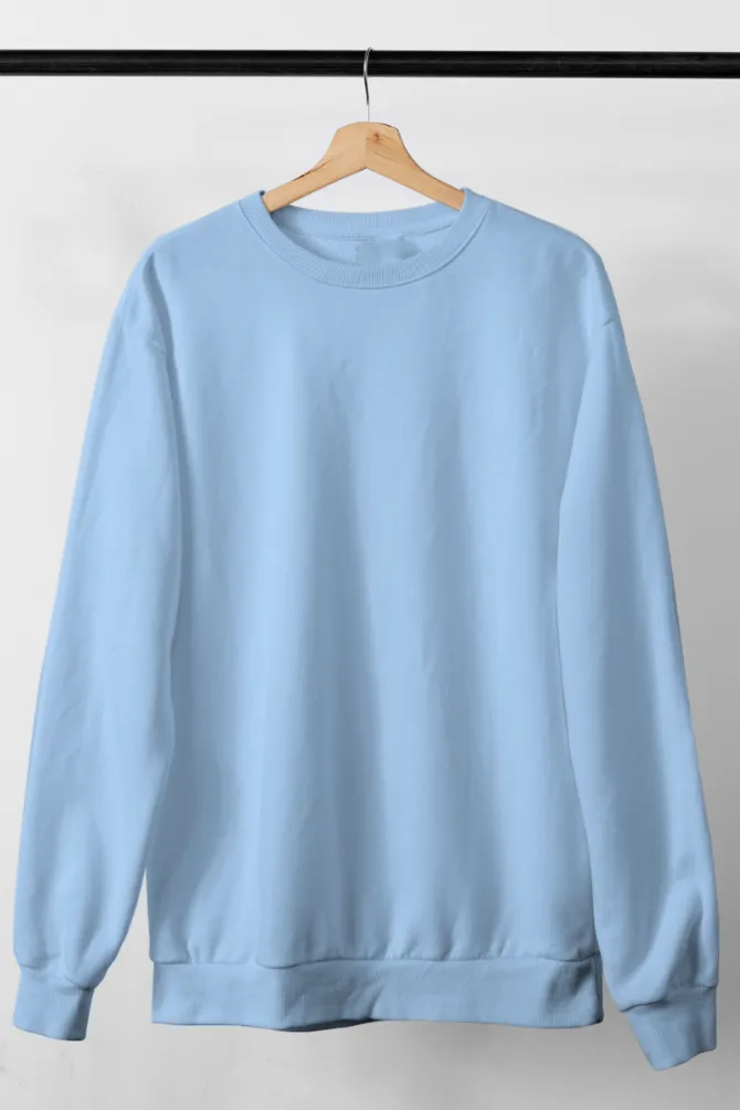 Baby Blue Sweatshirt for men