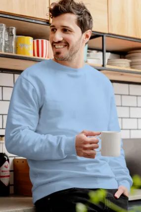 Baby Blue Sweatshirt for men