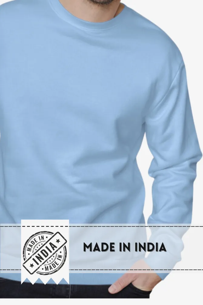 Baby Blue Sweatshirt for men