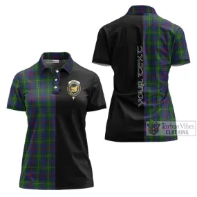 Bailey Tartan Women's Polo Shirt with Family Crest and Half Of Me Style