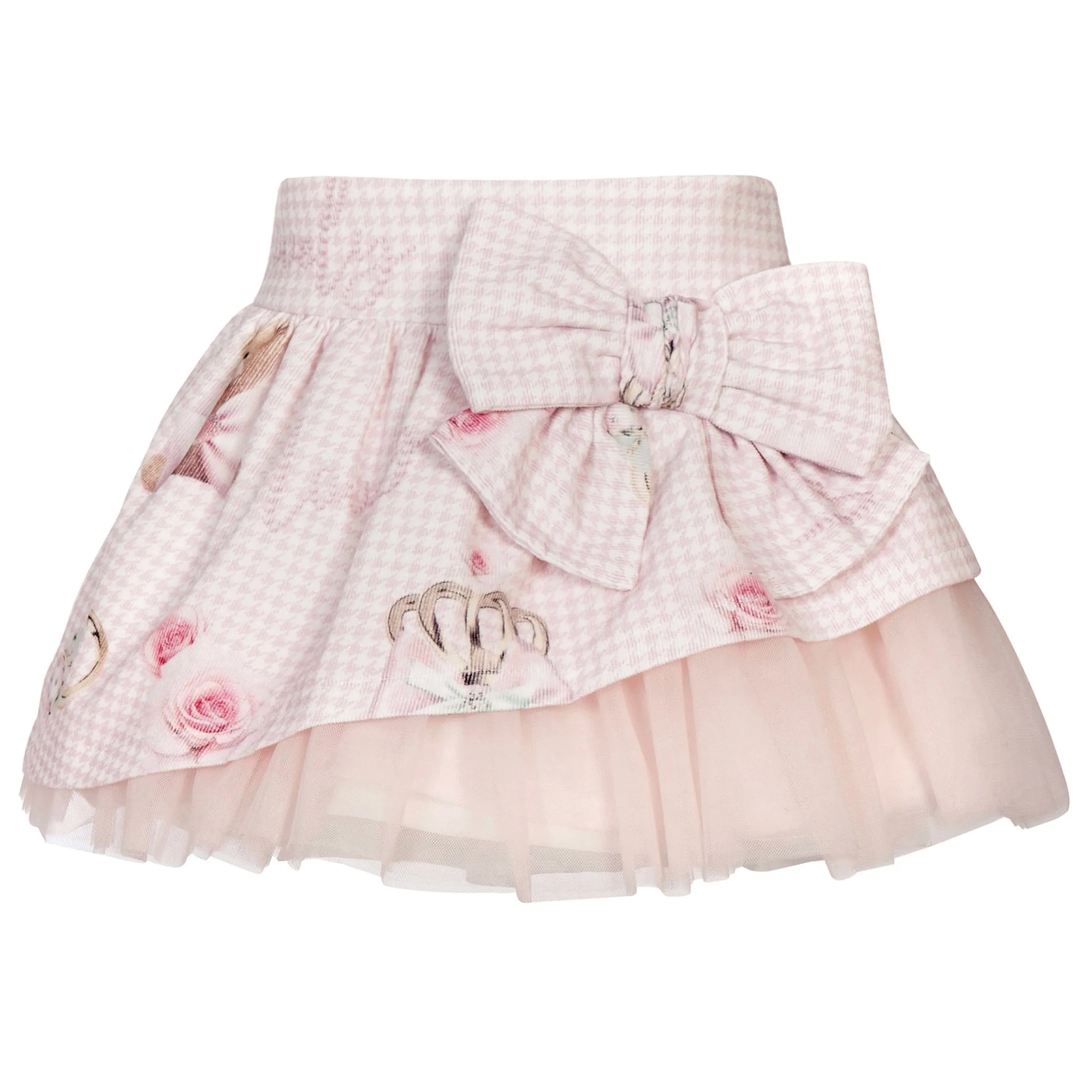 BALLOON CHIC - Teddy Tulle Skirt Set  - Pink