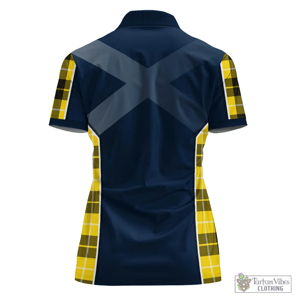Barclay Dress Modern Tartan Women's Polo Shirt with Family Crest and Lion Rampant Vibes Sport Style