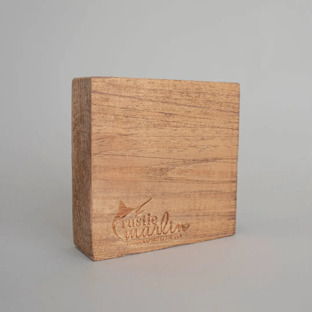 Beach Cottage Decorative Wooden Block