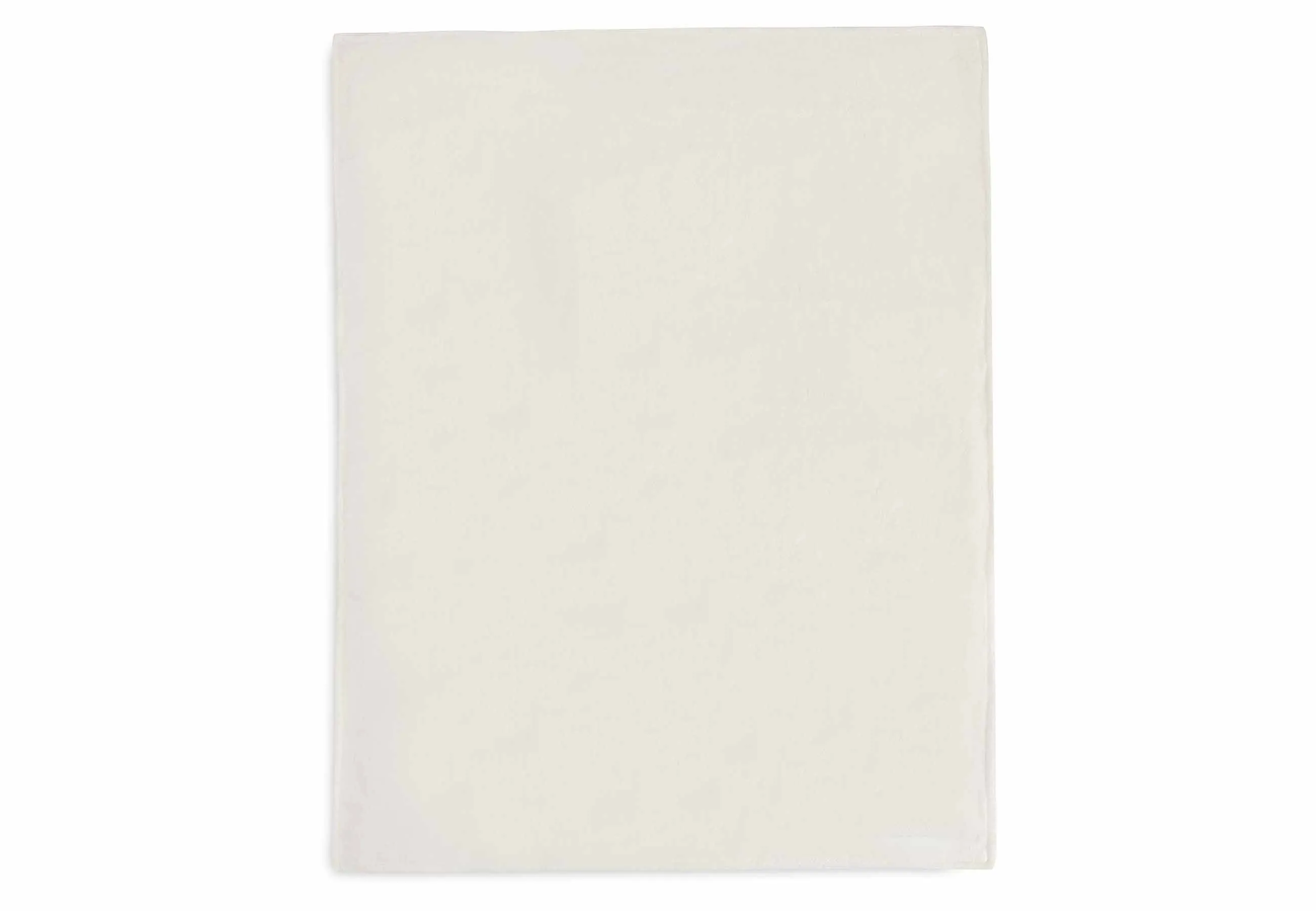 Blanket Cot 100x150cm Cosy Knit - Ivory/Velvet