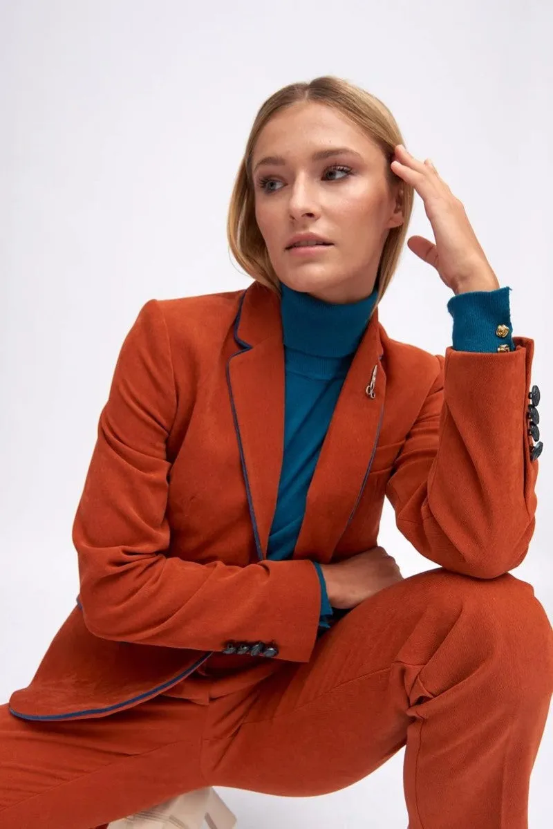 Cardiel Jacket in Brick CARDIEL by Tinta & Bariloche