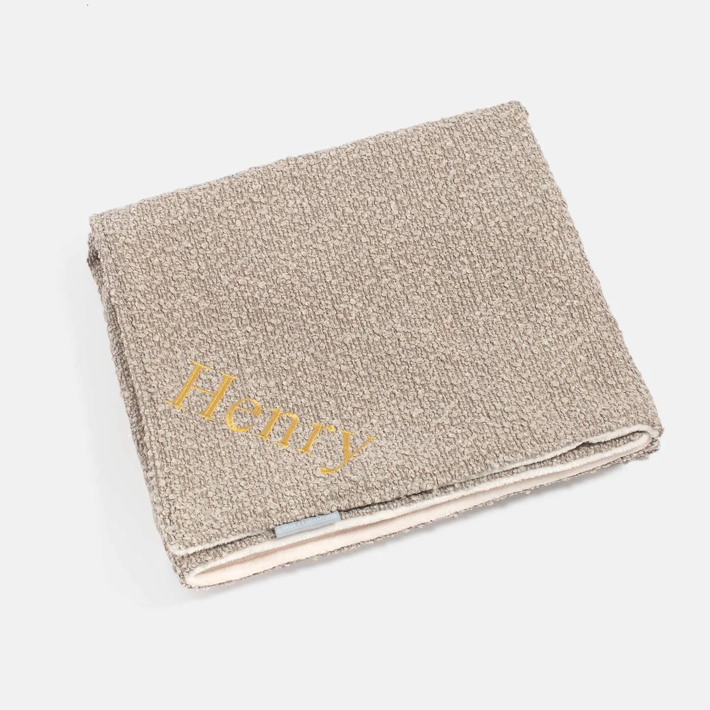Cat & Kitten Blanket in Bouclé by Lords & Labradors