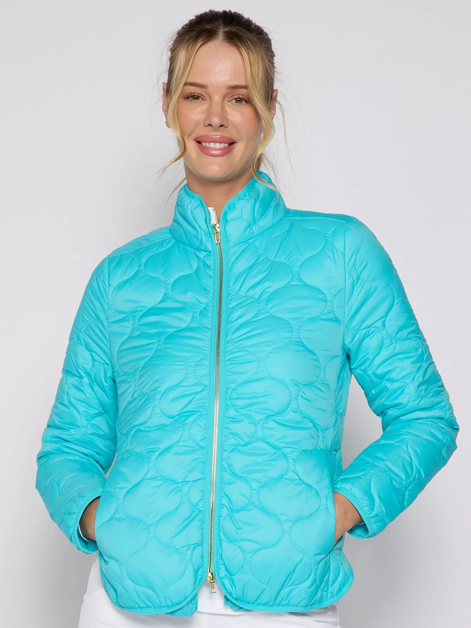 Double Zipper Padded Jacket in Various Colors