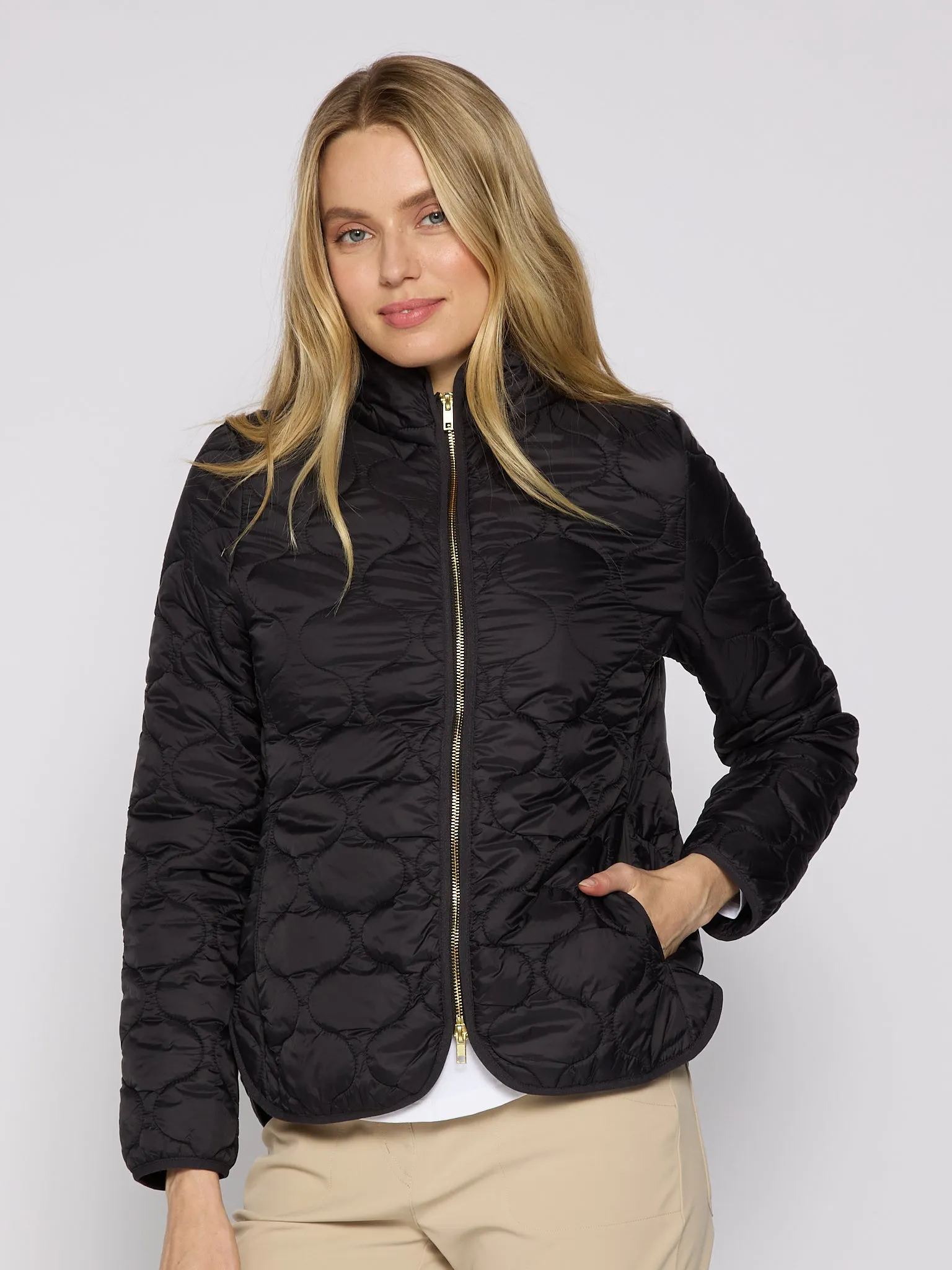 Double Zipper Padded Jacket in Various Colors