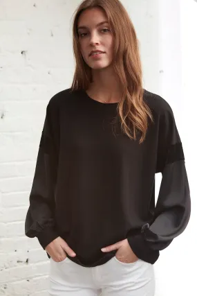 Elena Pullover in Deep Black
