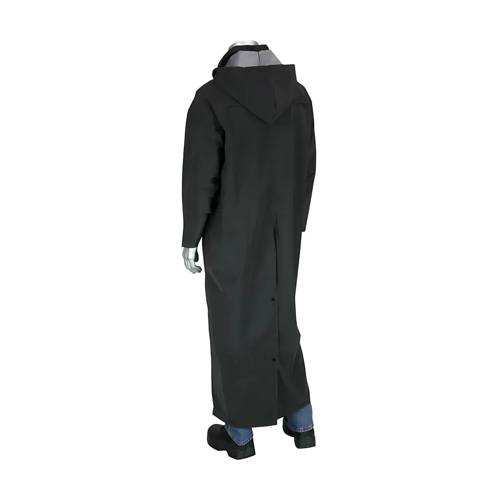 Falcon 205-322FR/S Premium 60" Duster Raincoat with Limited Flammability - 0.35 mm