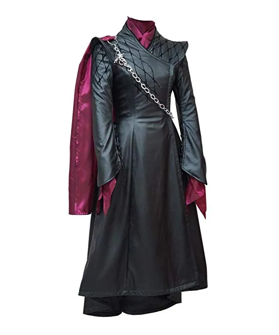 Game of Thrones 8 Women Halloween Queen Daenerys Costume Dress Cosplay Outfit