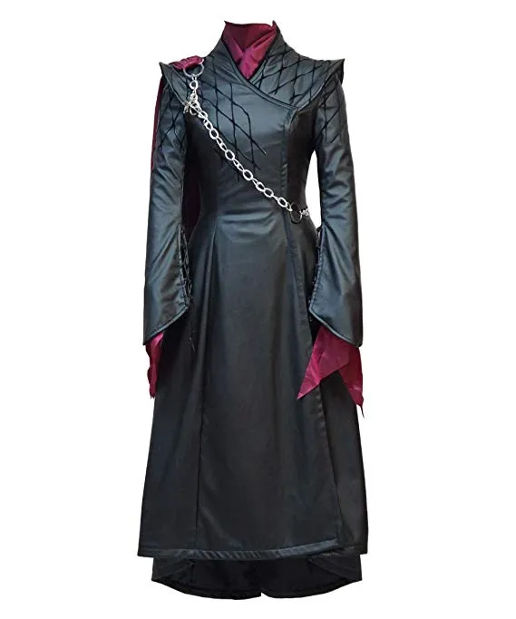 Game of Thrones 8 Women Halloween Queen Daenerys Costume Dress Cosplay Outfit