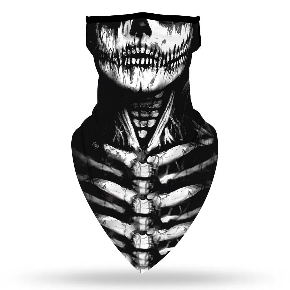 Halloween Scary Witch Vampire Skull Demon Devil Motorcycle Cycling Neck Scarf Masks Indian Bandana Headband Cosplay Balaclava