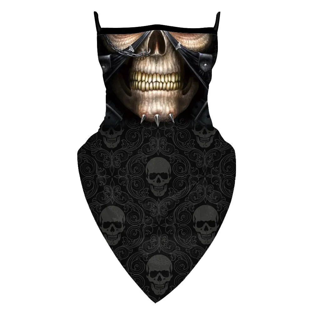 Halloween Scary Witch Vampire Skull Demon Devil Motorcycle Cycling Neck Scarf Masks Indian Bandana Headband Cosplay Balaclava