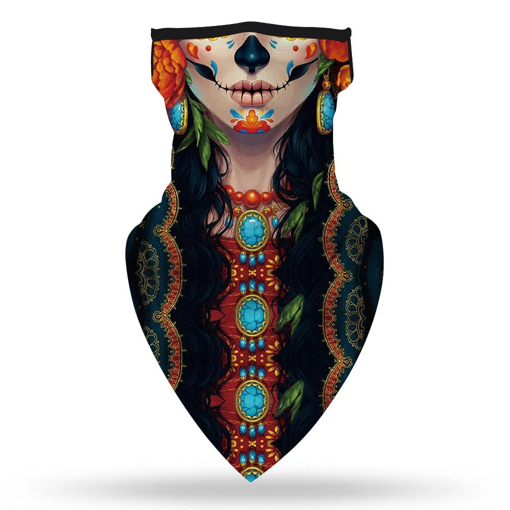 Halloween Scary Witch Vampire Skull Demon Devil Motorcycle Cycling Neck Scarf Masks Indian Bandana Headband Cosplay Balaclava