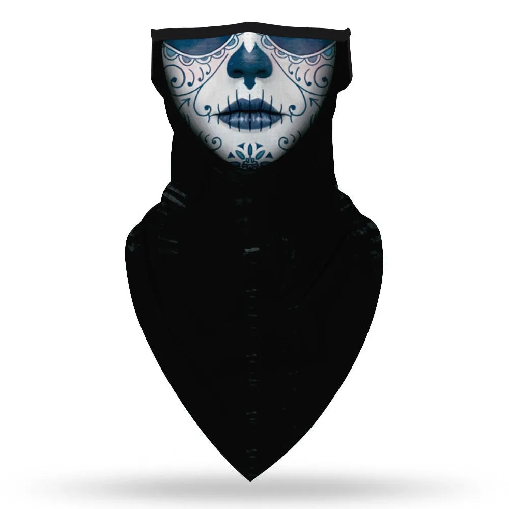 Halloween Scary Witch Vampire Skull Demon Devil Motorcycle Cycling Neck Scarf Masks Indian Bandana Headband Cosplay Balaclava