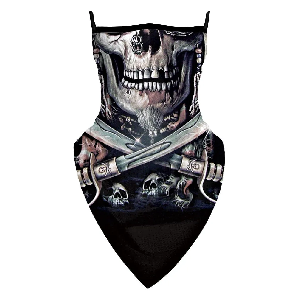 Halloween Scary Witch Vampire Skull Demon Devil Motorcycle Cycling Neck Scarf Masks Indian Bandana Headband Cosplay Balaclava
