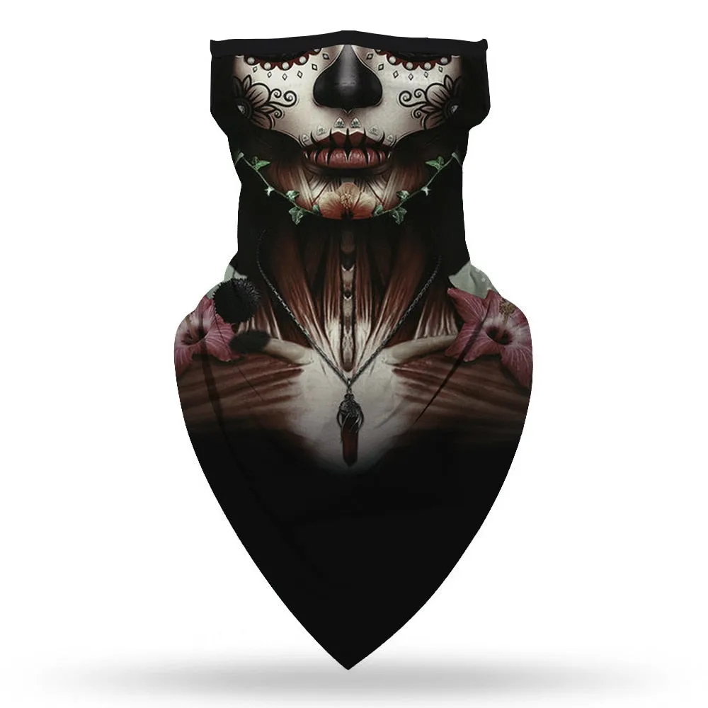Halloween Scary Witch Vampire Skull Demon Devil Motorcycle Cycling Neck Scarf Masks Indian Bandana Headband Cosplay Balaclava