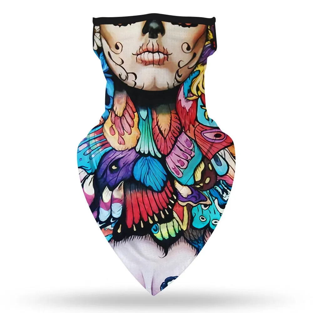 Halloween Scary Witch Vampire Skull Demon Devil Motorcycle Cycling Neck Scarf Masks Indian Bandana Headband Cosplay Balaclava