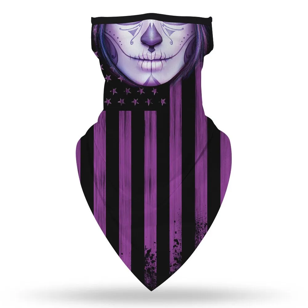 Halloween Scary Witch Vampire Skull Demon Devil Motorcycle Cycling Neck Scarf Masks Indian Bandana Headband Cosplay Balaclava