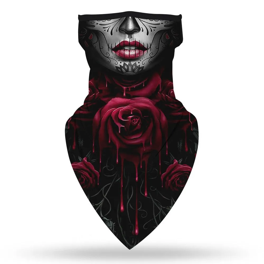 Halloween Scary Witch Vampire Skull Demon Devil Motorcycle Cycling Neck Scarf Masks Indian Bandana Headband Cosplay Balaclava