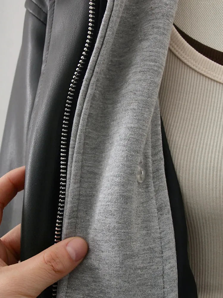 Hooded Short Jacket With Pockets