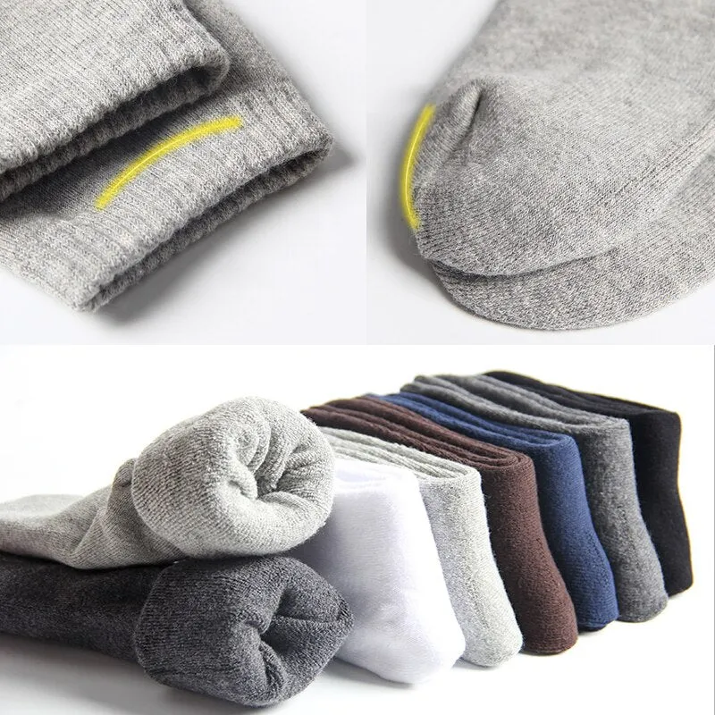HSS Brand Thicken Men's Cotton Socks Keep Warm Floor Fluffy Socks Thermal Solid Color Winter Thick Socks For Man High Quality
