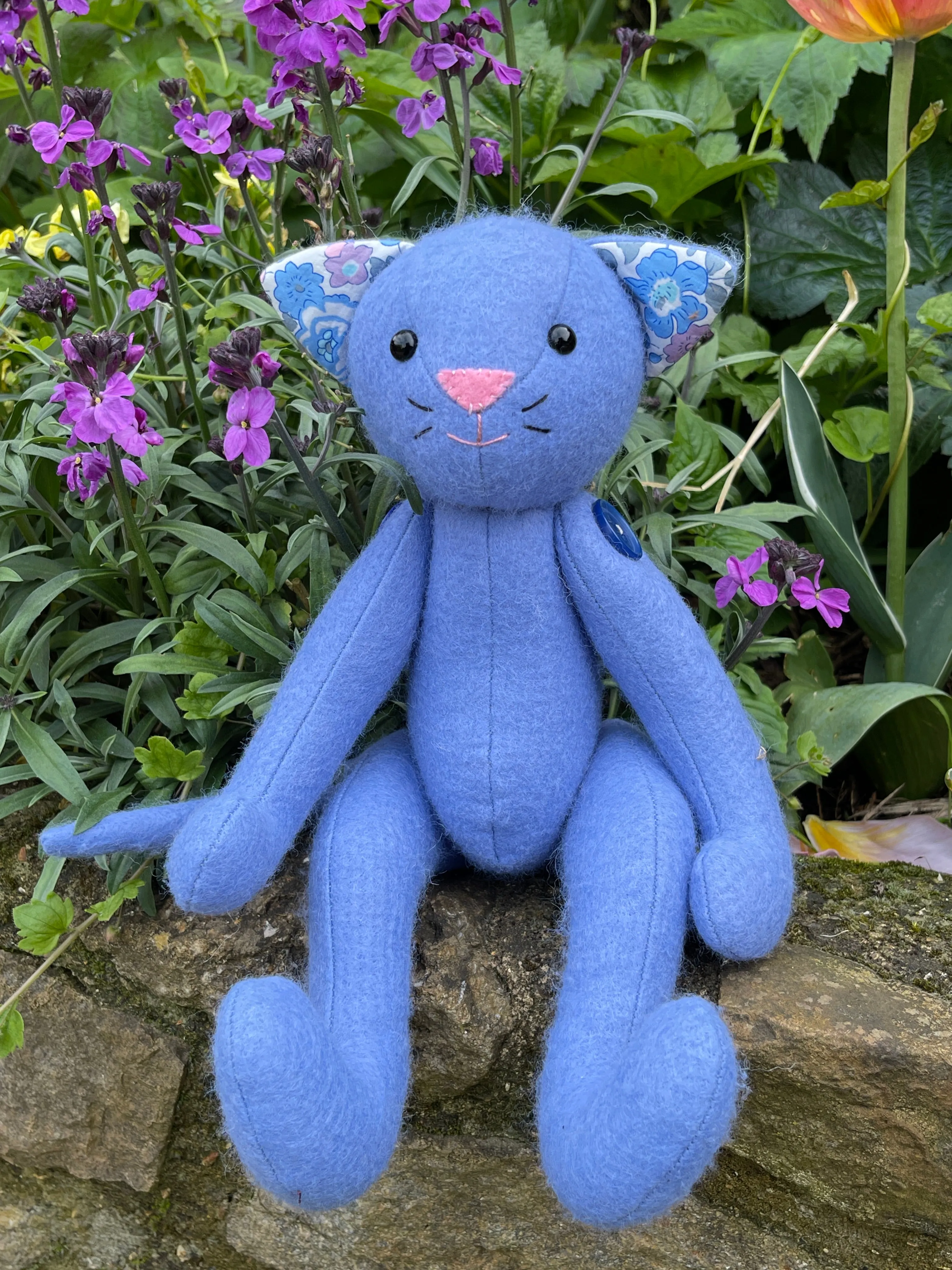 KIT* Chase the Cat Felt Kit - Button Jointed - 3 Colour Options