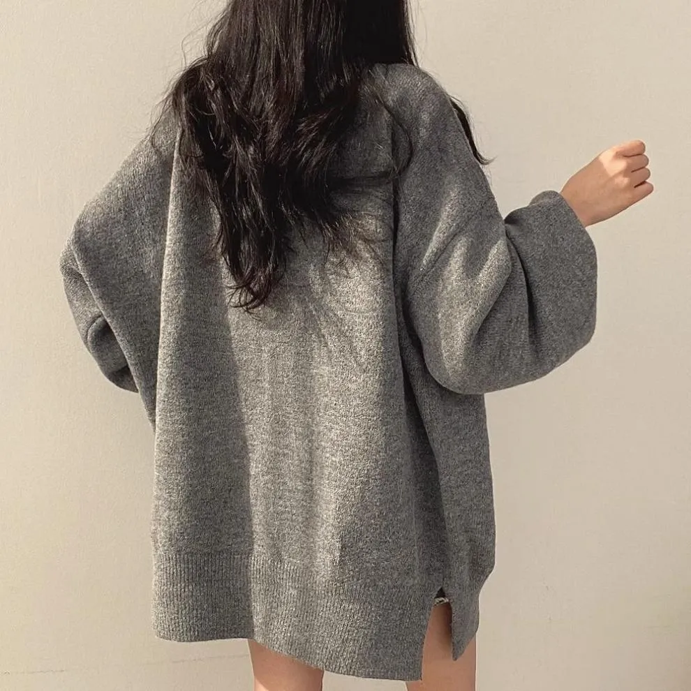 Lazy Style Loose Sweater Dress