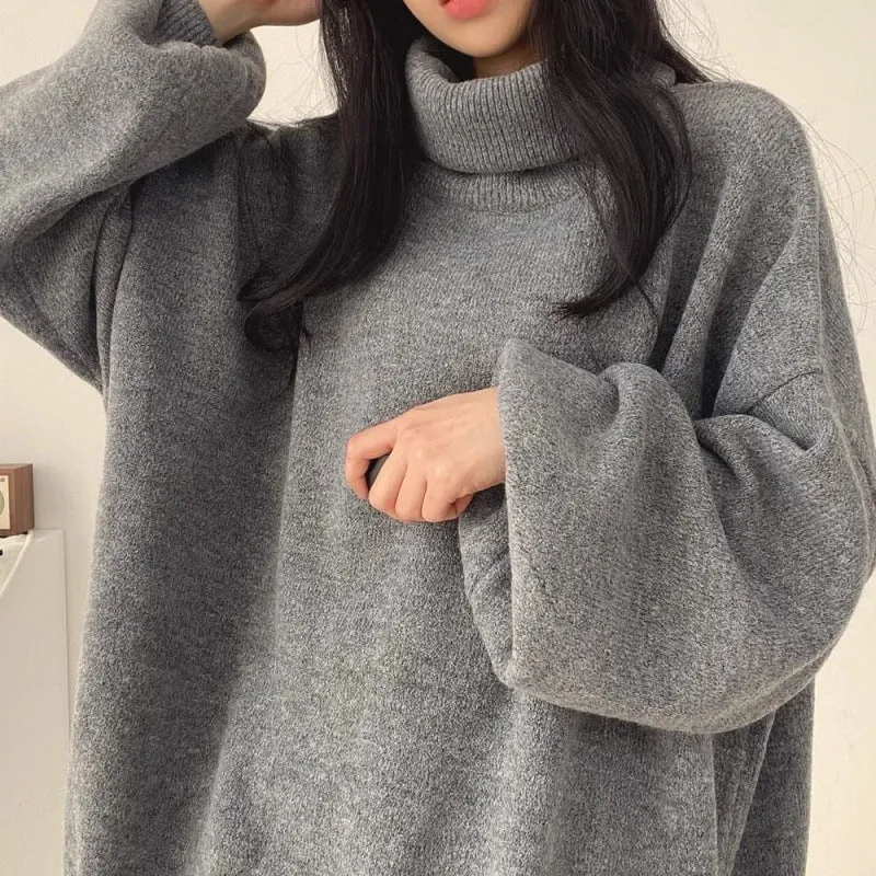 Lazy Style Loose Sweater Dress