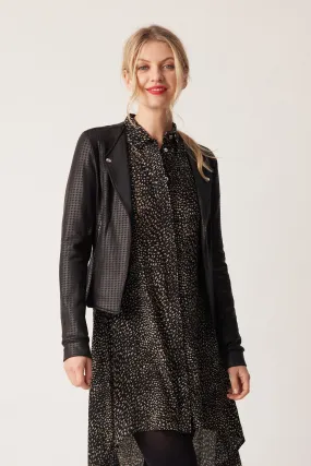 Lemon Tree Samina Jacket -Black Houndstooth