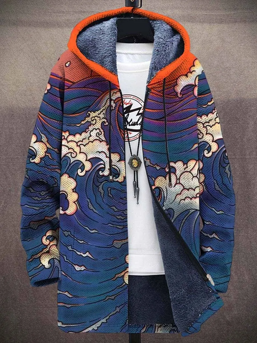 LovelyRLovely Men's Digital Printed Stand Collar Jacket