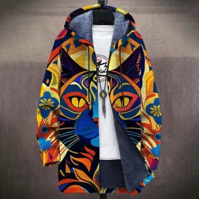 LovelyRLovely Men's Digital Printed Stand Collar Jacket