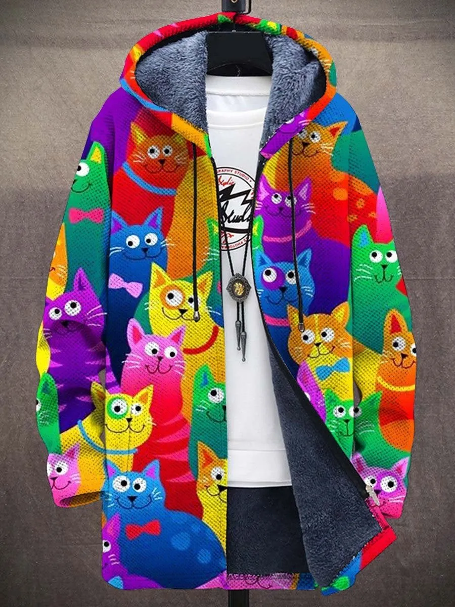 LovelyRLovely Men's Digital Printed Stand Collar Jacket