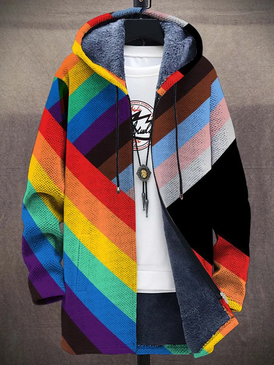 LovelyRLovely Men's Digital Printed Stand Collar Jacket