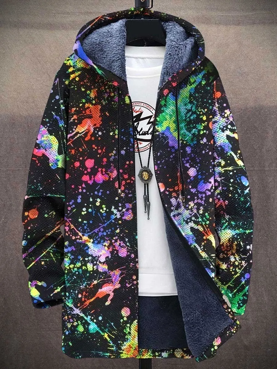 LovelyRLovely Men's Digital Printed Stand Collar Jacket