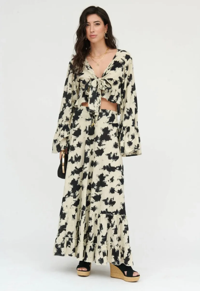 Maxi Skirt - Black & White