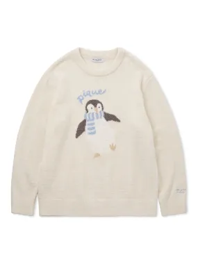 Mens Penguin Jacquard Pullover Sweater
