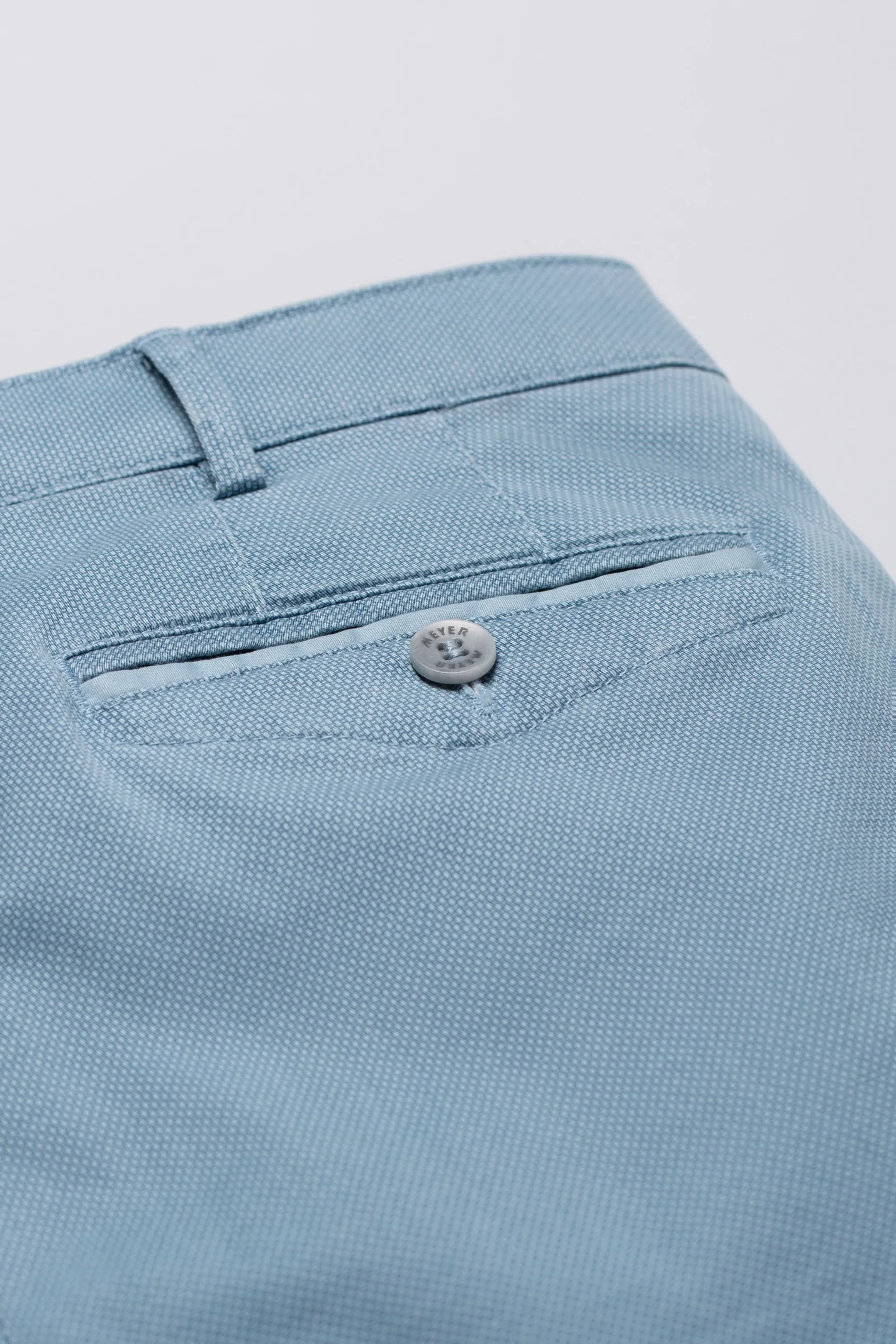 Meyer - Chicago Two-Tone Cotton Stretch, Light Blue