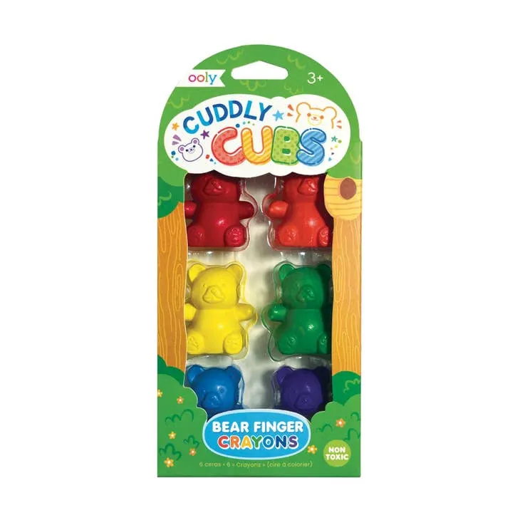 Ooly - 6 Crayons Ours || Ooly - 6 Bear Pencils