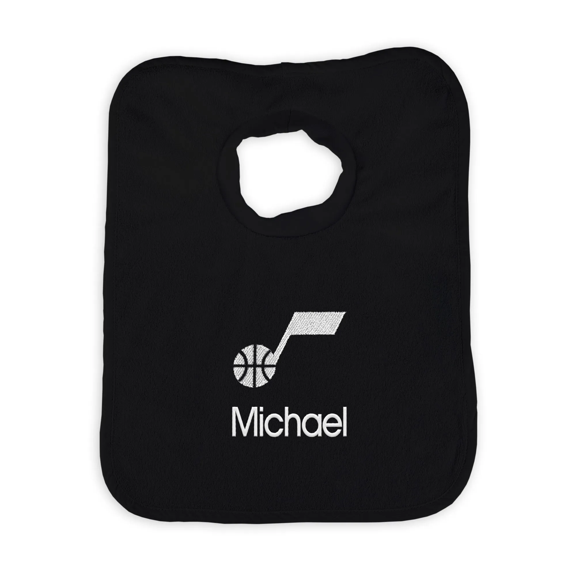 Personalized Utah Jazz Pullover Bib