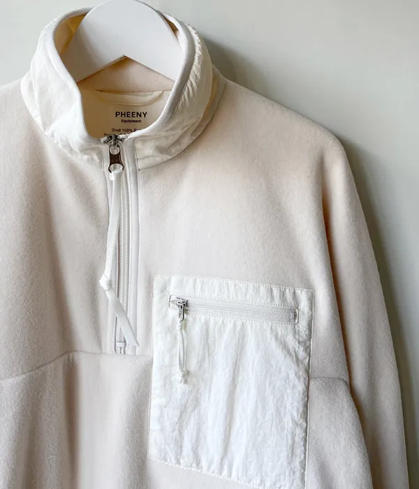 PHEENY/POLARTEC FLEECE PULLOVER(IVORY)