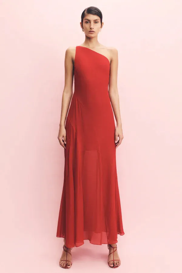 SHONA JOY - Amina One Shoulder Maxi Dress